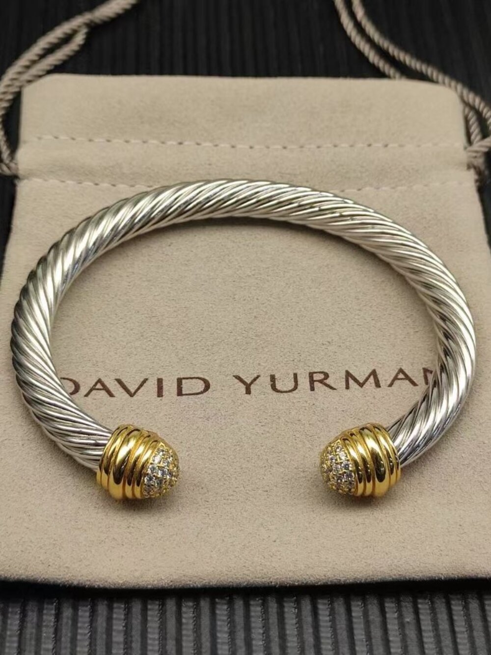 David Yurman Round Head Cable Bracelet